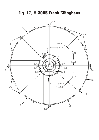 Ring in Ring bending Lightweight Spacecraft and Solar Sail Structure